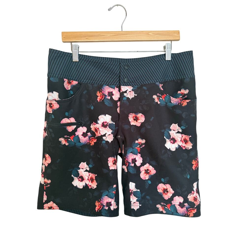 Floral Athletic Shorts for Women